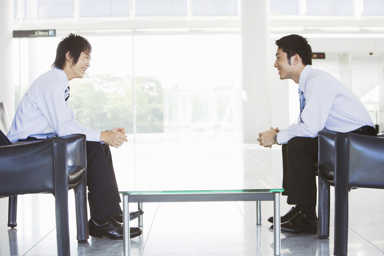 男性2人の面談